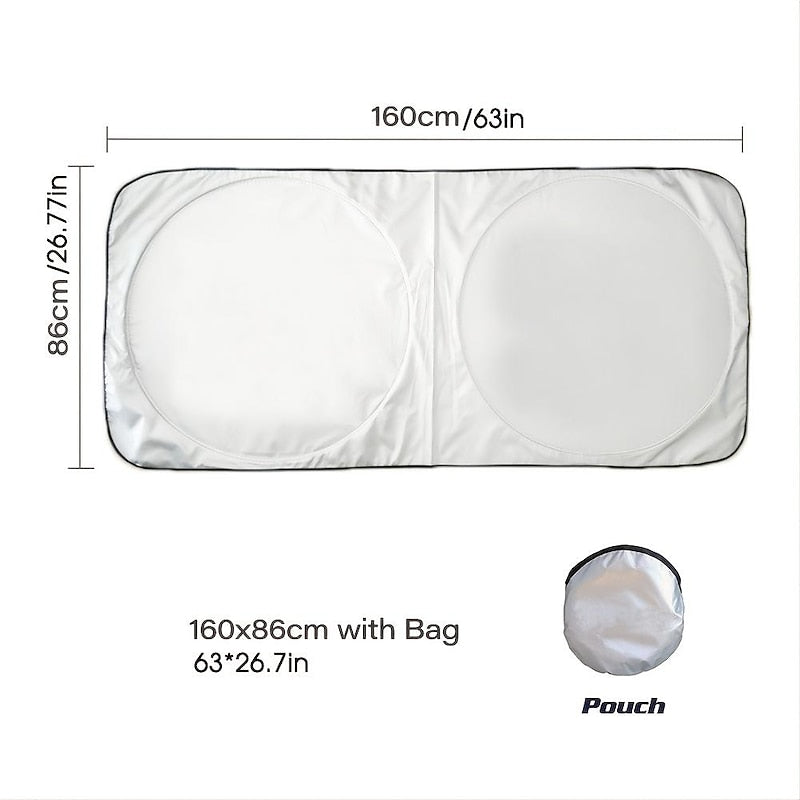 StarFire Car Window Sunshade Cover Sun Shade Windshield Visor Protector Windscreen Folding Auto UV Protection Curtain Styling Accessories 2024 - $8.99