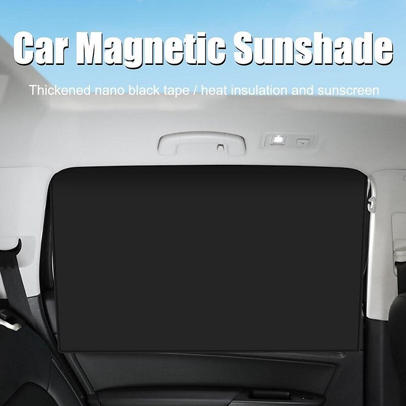 4pcs Magnetic Car Side Window Sunshade Cover Sun Visor Summer Protection Window Curtain for Front Rear Black Auto Accessories 2024 - $14.99