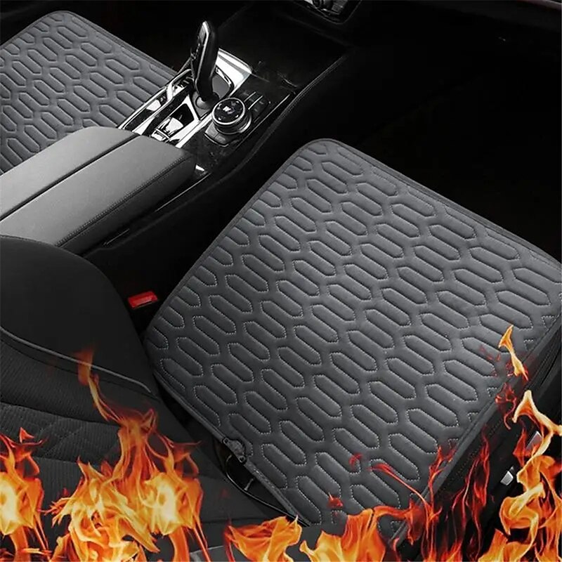 12V Heated Car Seat Cover Heating Electric Car Seat Cushion Hot Keep Warm Winter USB/Cigarette Lighter Heating Cushion Auto Part 2024 - GBP £15