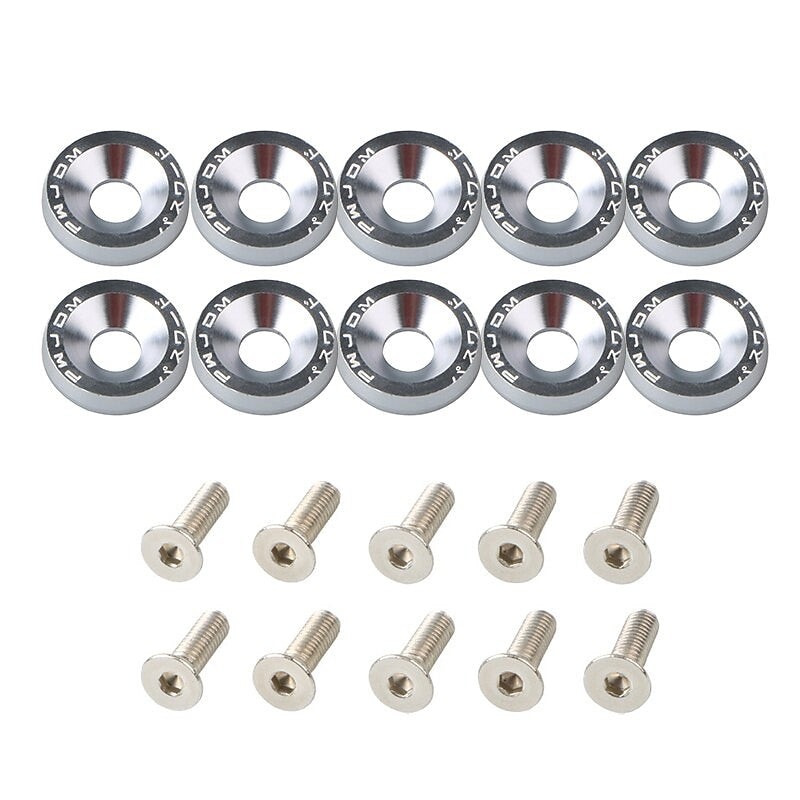 10pcs Aluminum M6 X 20 Car Styling Modification Fender Washer License Plate Bolts Car Decoration 2024 - GBP £5