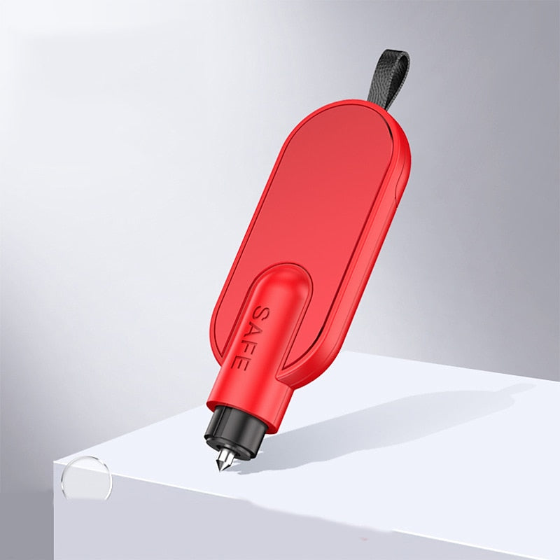 StarFire Car Safety Hammer Emergency Glass Breaker Window Escape Tool Seat Belt Cutter Spring Type Escape Hammer Window Breaker 2024 - $8.99