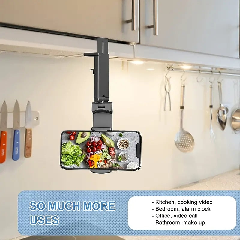 Phone Holder Mount with the Universal In  Airplane . Handsfree Phone Holder For Desk Tray With Multi-Directional Dual 360 Degree Rotation. Pocket Size