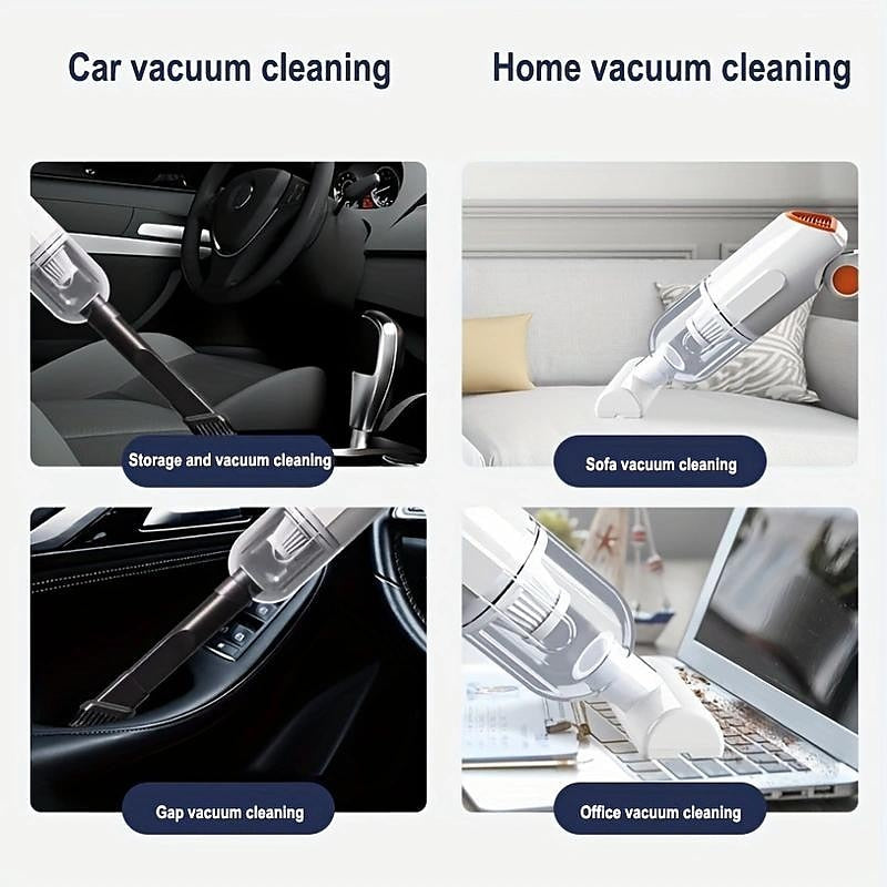 15000Pa 120W Wireless Car Vacuum Cleaner Blowable Cordless Handheld Auto Vacuum Home&Car Dual Use Mini Vacuum Cleaner 2024 - $32.99