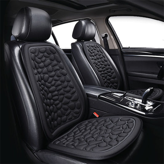 Car Pebble Cushion Single Seat Back Seat Long Cushion Long Sitting Not Tired Four Seasons Universal Non-Slip Breathable Free Installation 2024 - $18.9