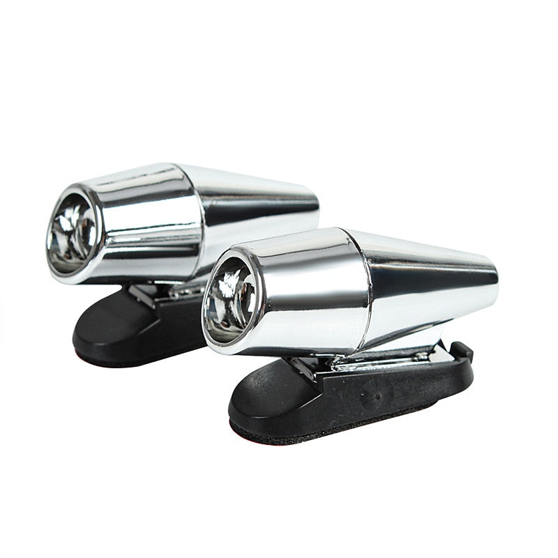 2Pcs Deer Whistles. Save Deer Whistle. Anti-Collision Deer Warning Whistles Devices Animal Alert Whistle For Cars. Motorcycles (Black. Plain Style) 20