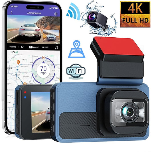 C15 1080p New Design / HD / 360° monitoring Car DVR 170 Degree / 150 Degree Wide Angle CMOS 3 inch IPS Dash Cam with WIFI / Night Vision / G-Sensor No