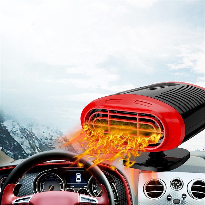 150W Car Heater Electric Cooling Heating Fan 12V Electric Dryer Windshield Defogging Demister Defroster Cigarette Lighter 2024 - RON 55.29