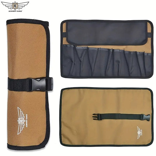 Tool Storage Bag Oxford Cloth Roll Up Bag Portable Adjustable Roll Up Pouch Outdoor Household Tool Bag For Electrician Plumber 2024 - $8.99