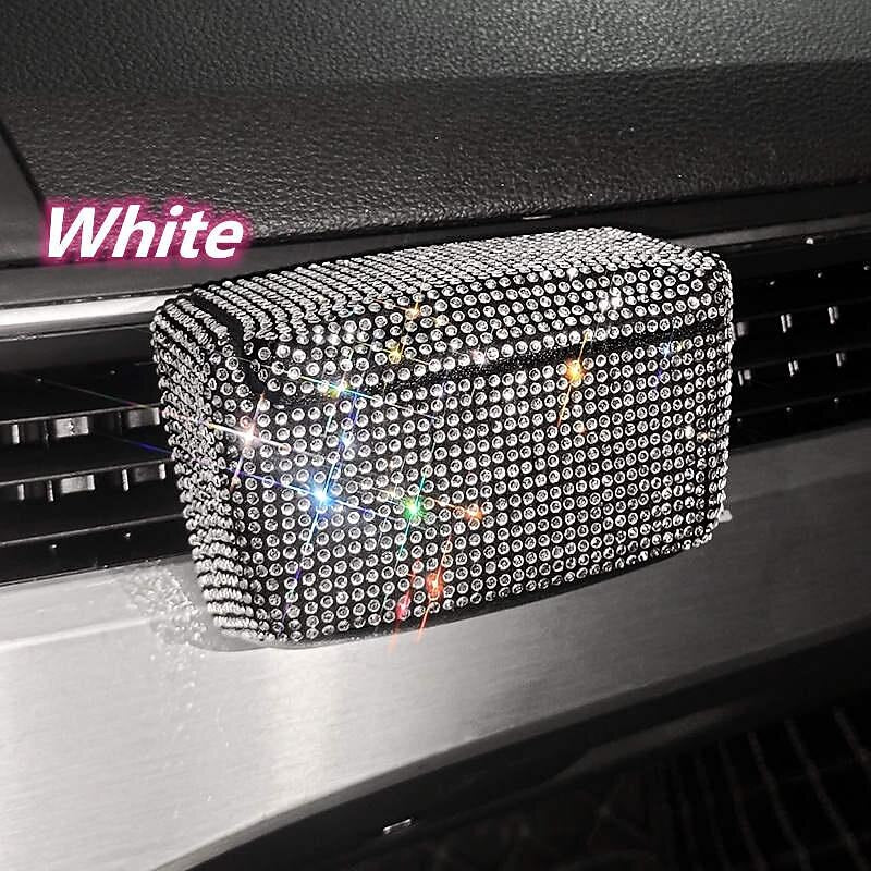 7 Colors Bling Bling Car Air Vent Mounting Cigarette Ashtray Holder Cup with Blue Light 2024 - $14.99