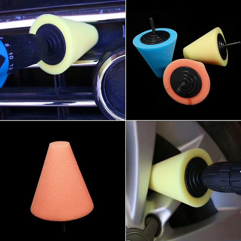Wheel Polishing Sponge Car Accessories Clean Tool 2024 - $6.99