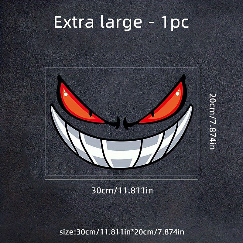 2PCS Make Your Car Stand Out with Demon Eyes Car Sticker Expression Decals! 2024 - $5.49