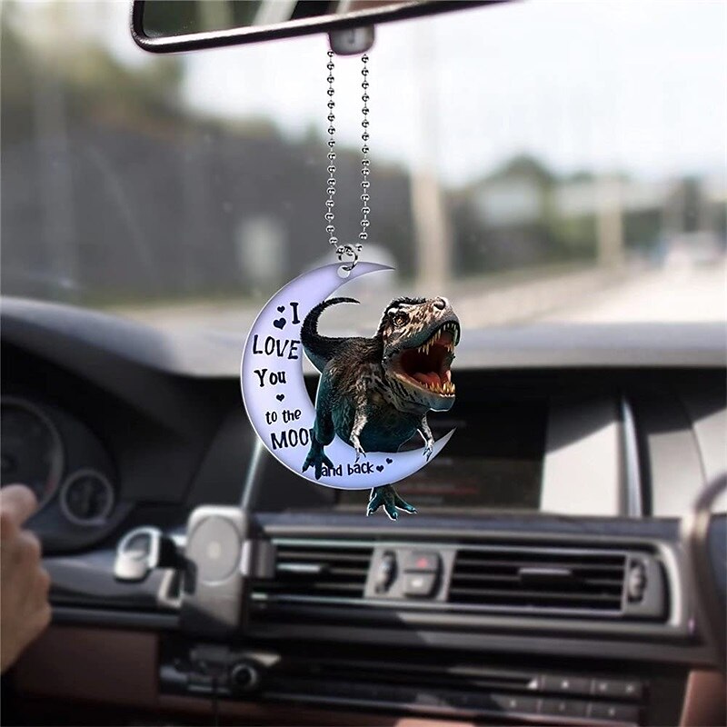 1pc Car Acrylic Brown Flying Eagle Hanging Decoration for Rear View Mirror Accessories Interior Pendant 2024 - $5.49