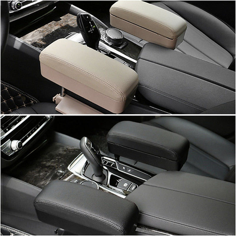 Car Armrest Box Elbow Support Adjustable Car Seat Gap Organizer Arm Rest Box for Cars Auto Accessories Armrest Cushion Universal 2024 - $41.99