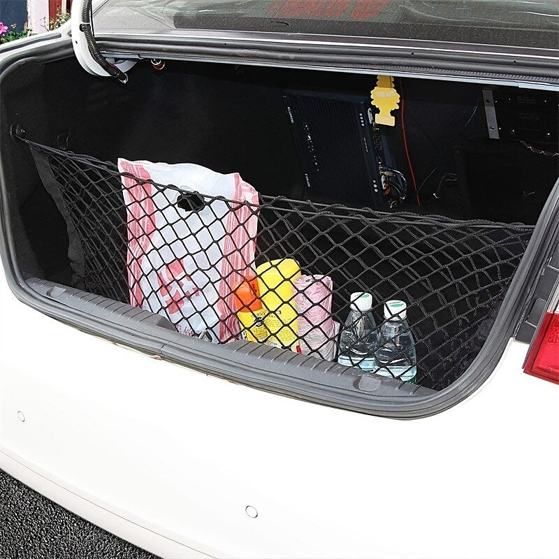Car Trunk Storage Mesh Bag Elastic Luggage Cargo Storage Net Net Pocket For Motorcycle Motorbike Bike Cars Trucks ATVs With Hooks 2024 - $8.99