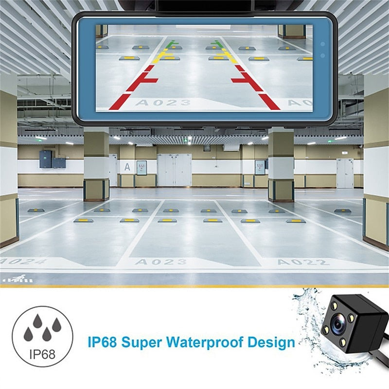 1080p New Design / Full HD / 360° monitoring Car DVR 170 Degree Wide Angle 3 inch Dash Cam with Night Vision / motion detection / Loop recording Car R