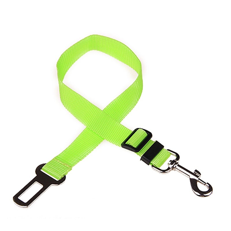 Safety Seat Belt Of Dog Pet Car Safety Harness Restraint Lead Adjustable Travel Clip New 2024 - $5.49