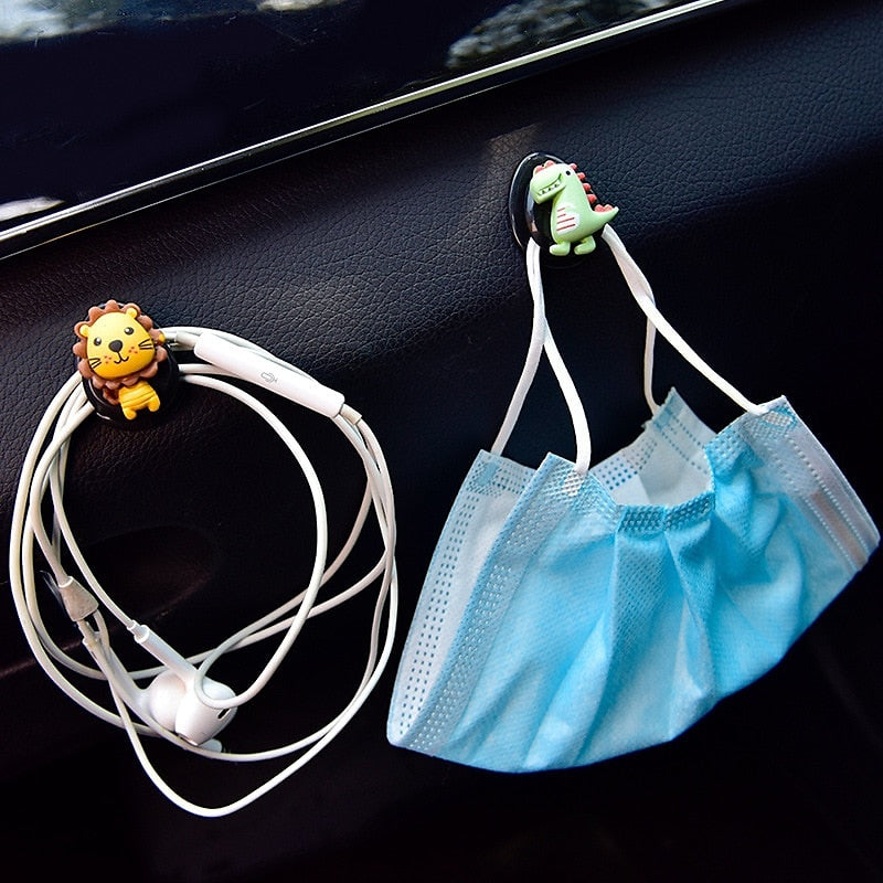 10 PCS Car Clips USB Cable Organizer Storage Car Hook Car Sticker Fastener Seat Back Hook For Cable Headphone Key Wall Hanger 2024 - $4.99