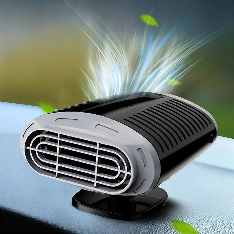 150W Car Heater Electric Cooling Heating Fan 12V Electric Dryer Windshield Defogging Demister Defroster Cigarette Lighter 2024 - RON 55.29