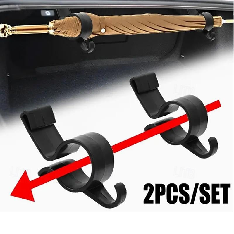 Versatile Car Trunk Umbrella Holder Durable Plastic Hook for Easy Storage & Organization Umbrella & Towel Holder 2024 - $8.99