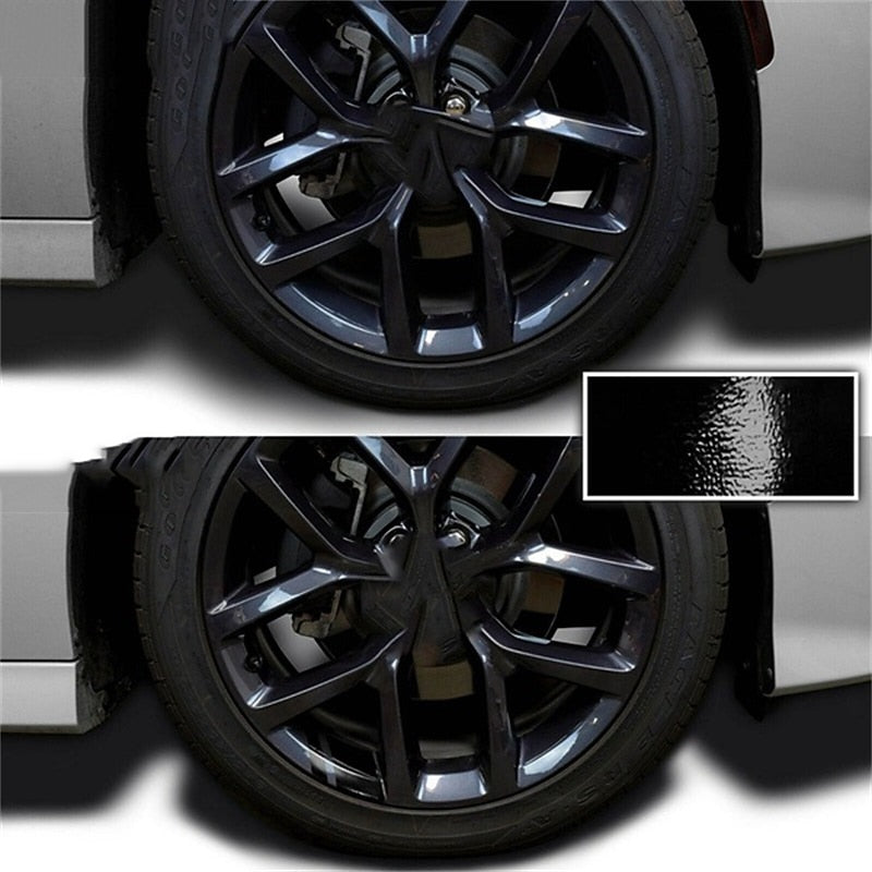 6Pcs Universal Car Wheel Rim Vinyl Stickers Reflective Hash Mark Stripe Racing Wheel Hub Decals Wheel Decor 2024 - $6.99