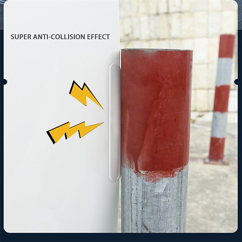 StarFire 4PCS Car Door Edge Transparent Anti Scratch Protection Strips Rearview Mirror Anti-collision Protector Sticker Bumper Scuff Plate Bar 2024 -