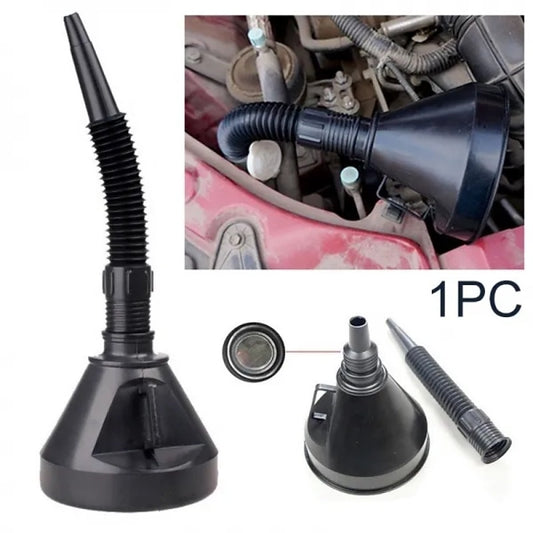 StarFire 13cm Universal Plastic Water Fuel Oil Petrol Fill Filter Funnel for Car Motorcycle 2024 - $6.99