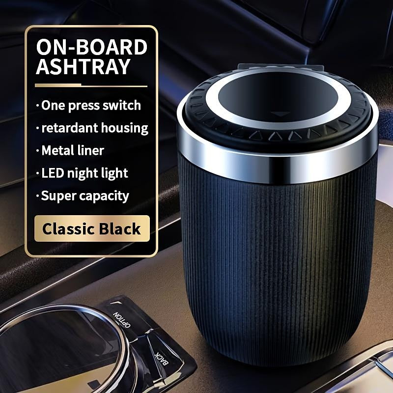 StarFire Car Ashtray Multi-functional Personalized Car Supplies General Household Portable Metal Liner Ashtray 2024 - $7.99