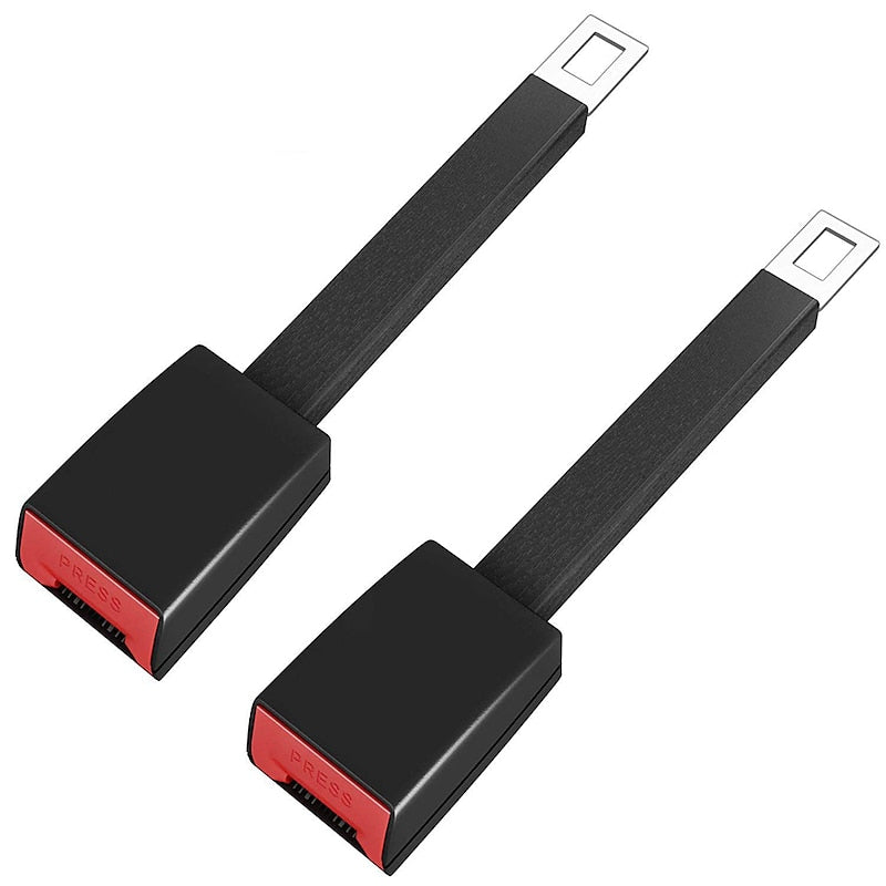 2Pcs Car Auto Seat Belt Extender Extention Buckle Safety Clip 25CM*5CM Universal  Safety Seatbelt Auto Interior Modeling Safety Clip For 21mm Locking