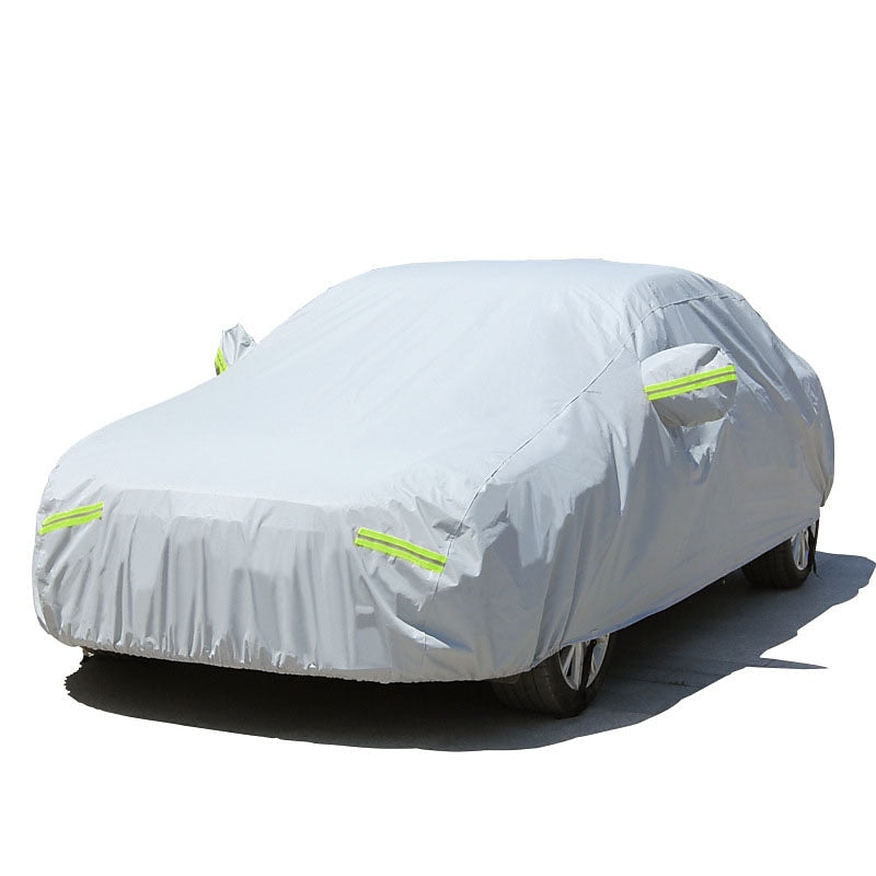 StarFire All Size High Quality Car Cover Full Cover Four Seasons Universal Thick Waterproof Sunshade Sunscreen Car Cover Reflective Warning Safety Car
