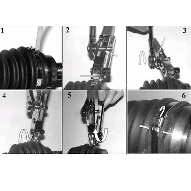 StarFire Flat Nose Cut-Off Clamp Bunching Pliers Exhaust Lug Ball Cage Clamp Pliers Auto Repair Tools 2024 - $12.99