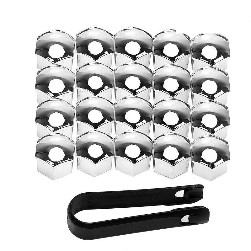 20Pcs/Set Wheel Nut Rim Cover 17/19/21mm Nut Car Wheel Auto Hub Screw Protection Anti-Theft Cover Cap for Car 2024 - RON 33.77