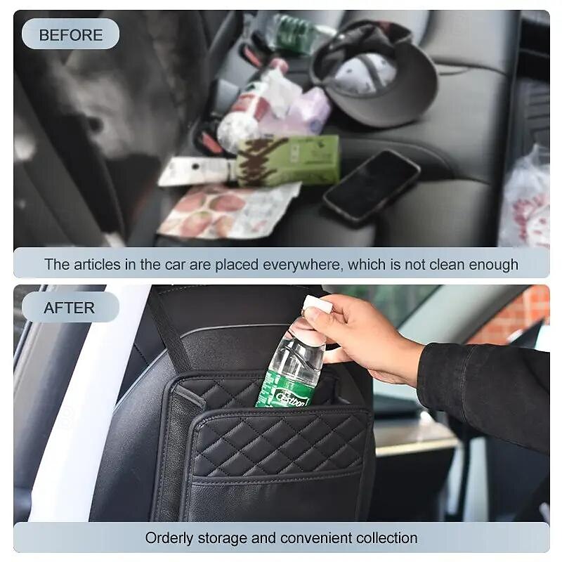 StarFire Car Storage Hanging Bag Car Seat Back Garbage Bag Car Seat Back Storage Box Multifunctional Storage Box 2024 - $11.99