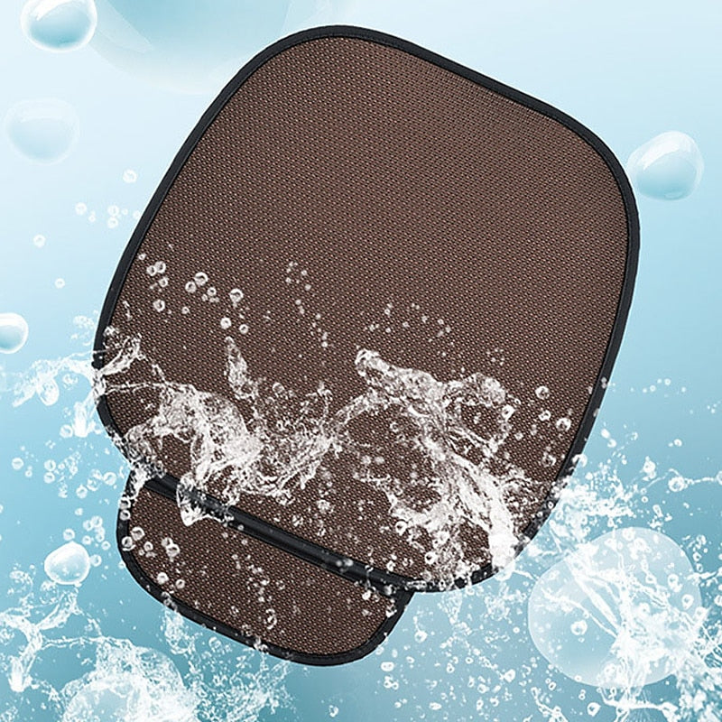 Summer Car Seat Covers Front Universal Car Seat Cushion Mat Ice Silk Auto Seat Cover protector Backseat Pad For Cars SUV 2024 - $12.99