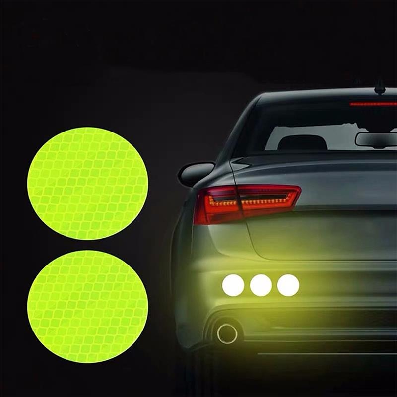 10pcs car truck bumper safety reflective warning lane night driving riding safety stickers motorcycle bikes safety sticker 2024 - $6.99