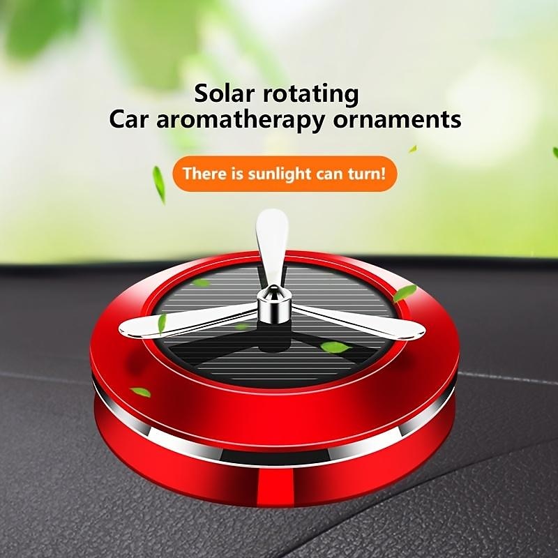 Car Air Freshener Solar Energy Rotating Ocean Car Aromatherapy Diffuser Interior Decoration Accessories For Car 2024 - $11.99