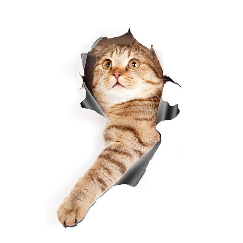 3D Car Stickers Decal Sticker For Truck Car Car Stickers Cartoon Door Stickers Car Tail Stickers Animal Cartoon Stickers 3D three-Dimensional Cute Car