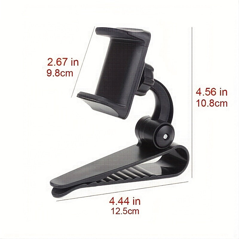 Sun Visor Phone Mount Car Phone Holder For Car Universal 360 Rotating Car Mount Support Clip Bracket Cradle Clip Compatible To Smartphones 2024 - $6.9