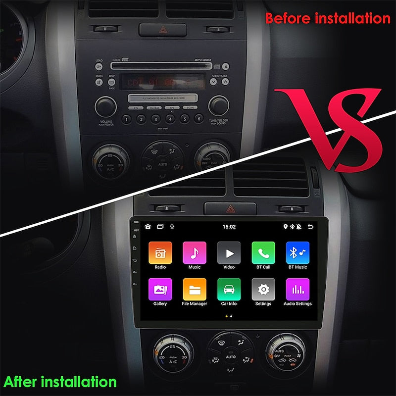 Android 12 2 Din for Universal Car Radio Multimedia Player GPS Navigation Car Audio Stereo Head Unit 10.1 Inch Speakers wifi 2024 - GBP £75