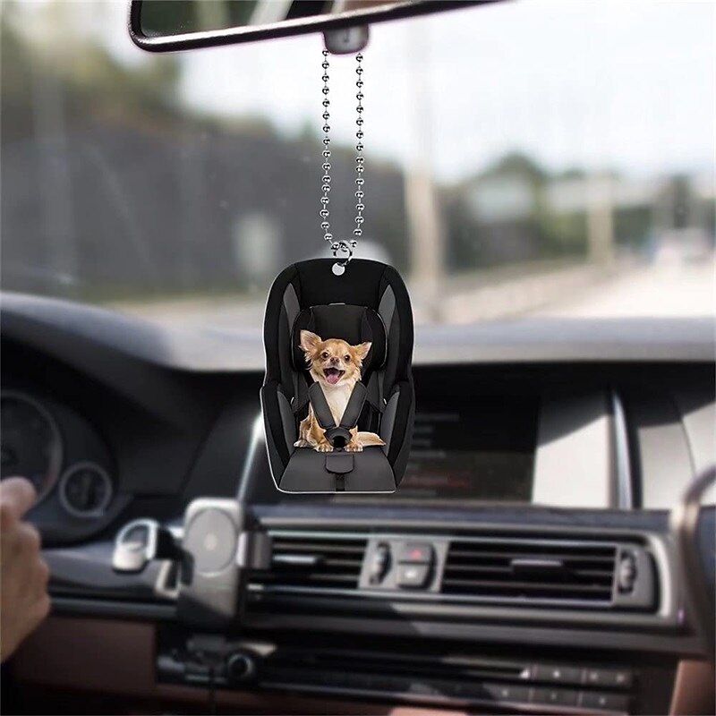 1pc Car Acrylic Brown Flying Eagle Hanging Decoration for Rear View Mirror Accessories Interior Pendant 2024 - $5.49