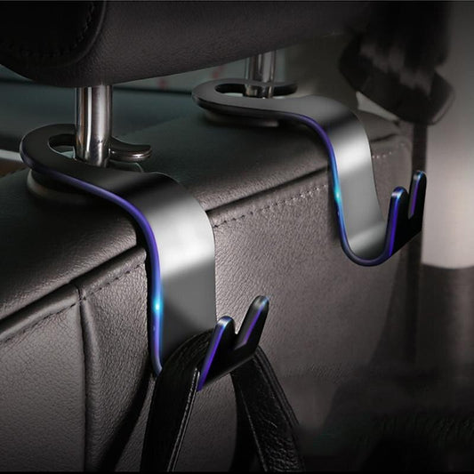 2PCS Universal Car Seat Back Hook Car Accessories Interior Portable Hanger Holder Storage for Car Bag Purse Cloth Decoration 2024 - RON 27.62