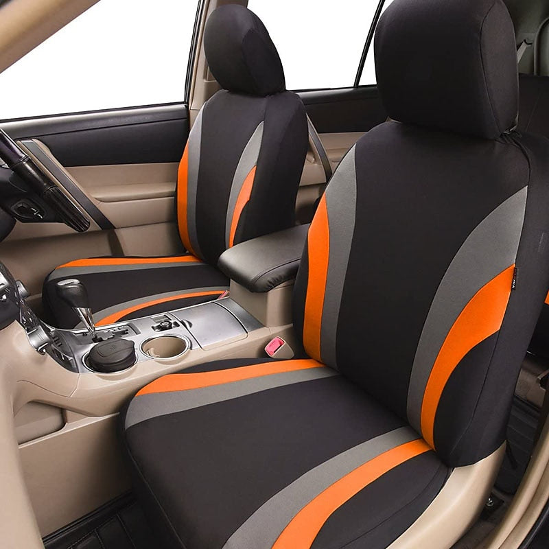 StarFire 9pcs Line Rider Universal Car Seat Cover 100% Breathable with 5mm Composite Sponge Inside 7 Colors Optional 2024 - $27.99
