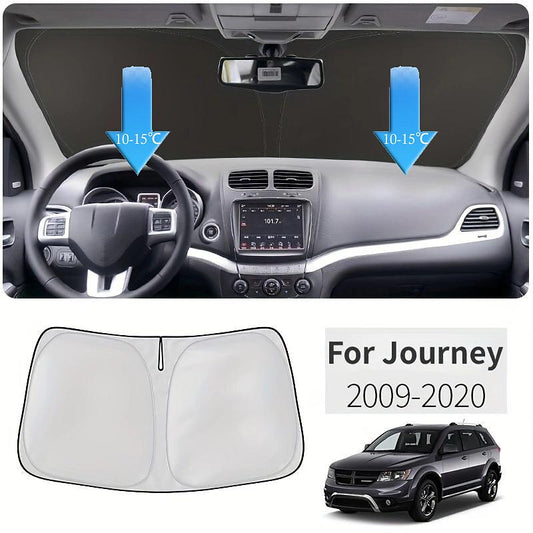 StarFire 140*70/145*80 Car sunshade sun protection thermal insulation sunshade folding front windshield sunshade in parking vehicles 2024 - $14.99