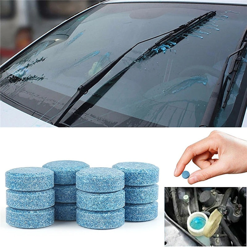 StarFire 10/20pcs Solid Cleaner Car Windscreen Cleaner Effervescent Tablet Auto Wiper Glass Solid Cleaning Concentrated Tablets Detergent 2024 - GBP £