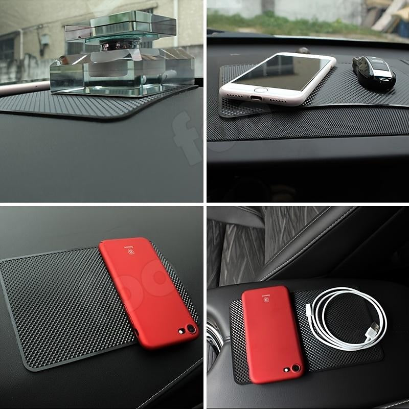 Car Dashboard Non-Slip Sticky Mat Phone Key Holder Non-Slip Mat Magic Anti-Slip Pad Adhesive Mat Car Sticker For BMW Car Accessories (200mm X 130mm) 2