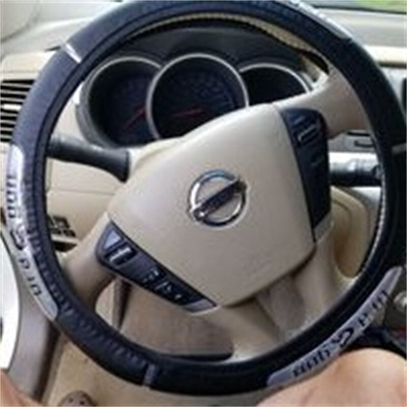 StarFire Reflective Synthetic Leather Steering Wheel-flywheel/China Dragon Design Car Steering Wheel Covers 2024 - GBP £7