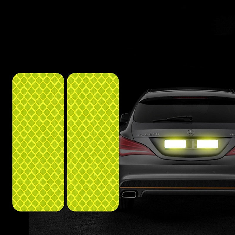 10Pcs Car Reflective Sticker Traffic Safety Night Warning Mark Car Reflective Strip Tape Luminous Car Bumper Reflective Decals 2024 - $8.99