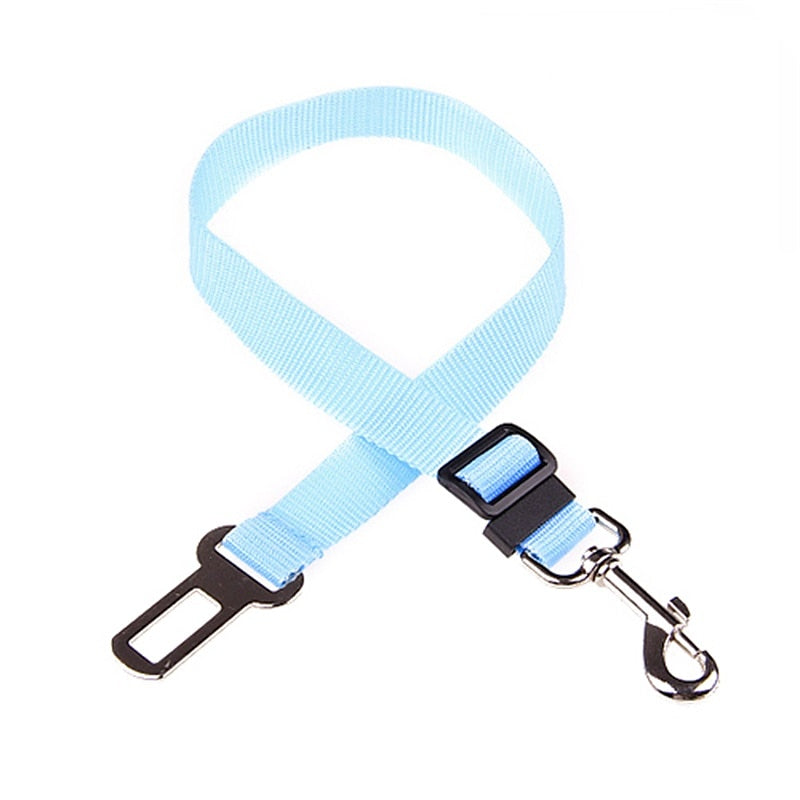 Safety Seat Belt Of Dog Pet Car Safety Harness Restraint Lead Adjustable Travel Clip New 2024 - $5.49