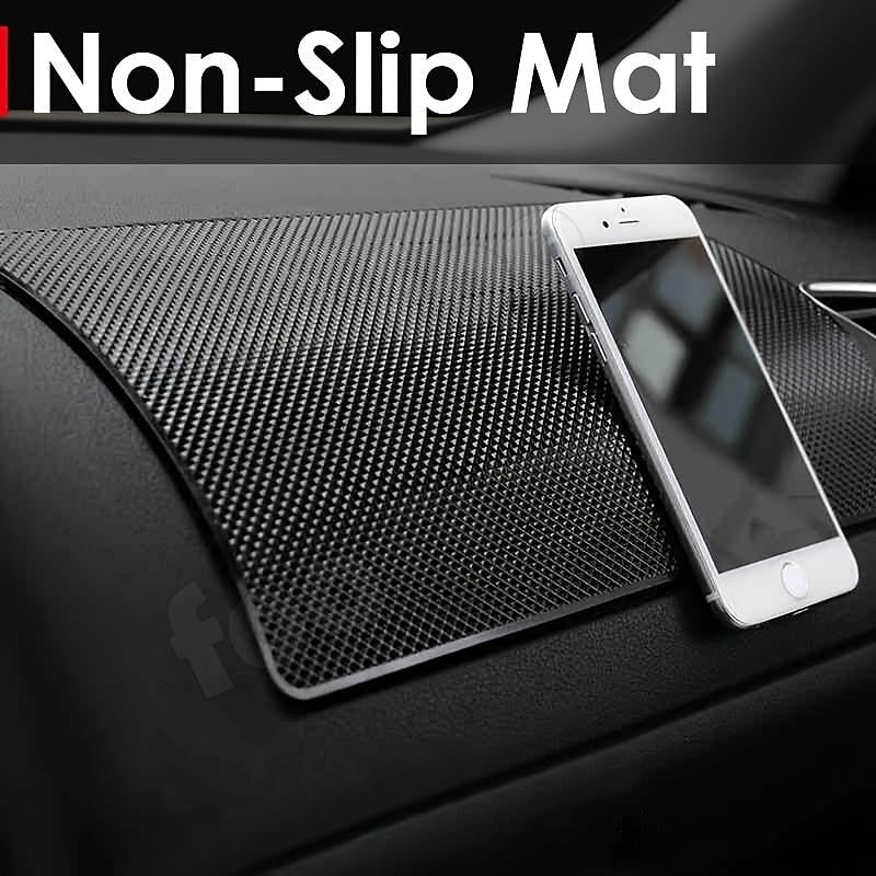Car Dashboard Non-Slip Sticky Mat Phone Key Holder Non-Slip Mat Magic Anti-Slip Pad Adhesive Mat Car Sticker For BMW Car Accessories (200mm X 130mm) 2