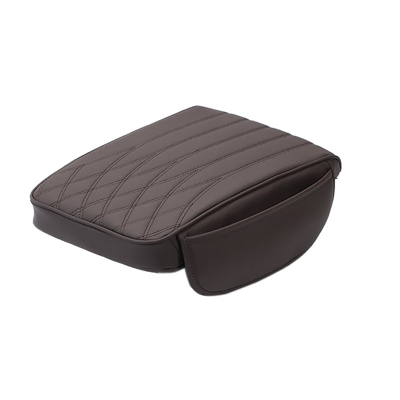 Car Armrest Box Cushion Thickening With Storage Pocket Universal Central Armrest Box Pillow Protector Car Memory Foam Booster Cushion 2024 - $18.99