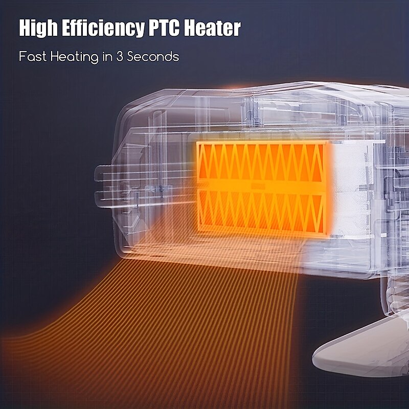 Starfire New Car Heater 12v Electric Heater Household Automotive Supplies Heater Defrosting Snow Defogging Heater 2024 - $14.99